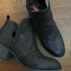 Black Booties size 8.5 Worn Once